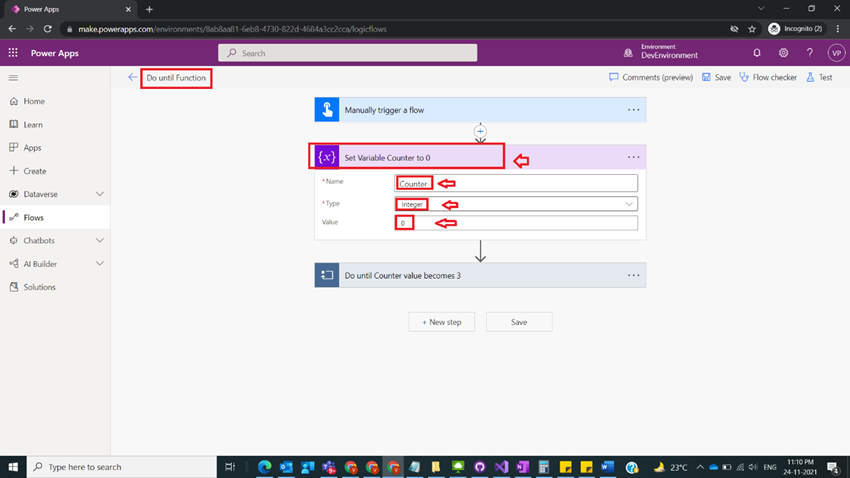 Usage Of Do Until Function In Power Automate